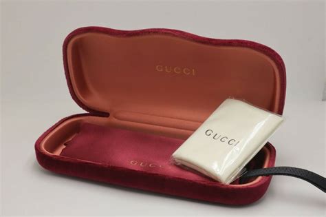 gucci eye glasses case|velvet gucci glasses case.